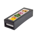 Tablecraft CW40212BRATBK Half Long Cooling Station w/ (1) CW60103, Rectangular, Brushed Finish, Black thumbnail 4