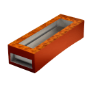 Tablecraft CW40212RSATCP Half Long Cooling Station w/ (1) CW60103, Rectangular, Random Swirl Finish, Copper thumbnail 3