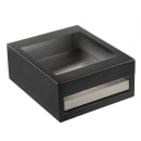 Tablecraft CW40214BRATBK Half Size Cooling Station w/ (1) CW60101, Rectangular, Brushed Finish, Black thumbnail 2