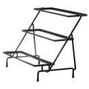 Tablecraft CW40309C 3 Tier Stand w/ Half-Long Cooling Plates, Black thumbnail 2