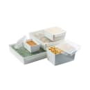 Tablecraft CW5038 Quarter Size Food Pan Cover - Acrylic, Translucent thumbnail 5