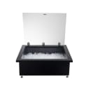 Tablecraft CW8006LBRATBK 31" Portable Cold Well w/ (2) Pan Capacity, Ice Cooled, Black thumbnail 5