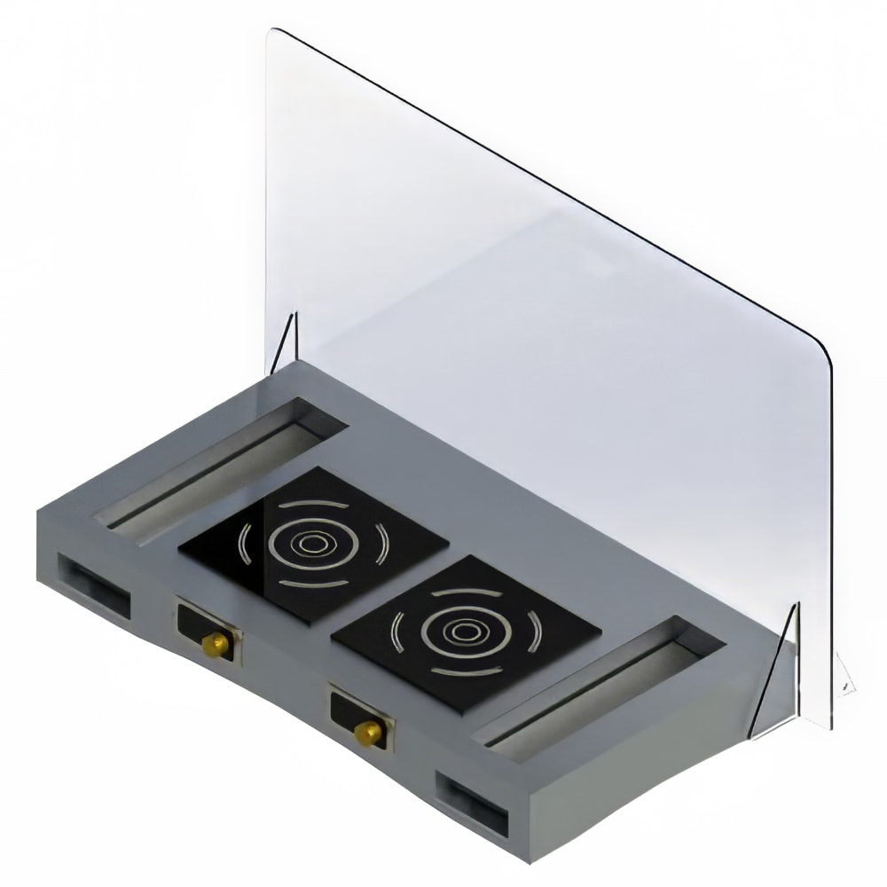 Tablecraft CWACT1SHIELD Safety Shield for CWACTION1 - 39 1/2" x 32", Acrylic, Clear