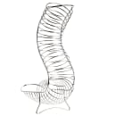 Tablecraft FC1649 Vertical Curved Fruit Basket - 3 5/8x17 1/2" Chrome thumbnail 4