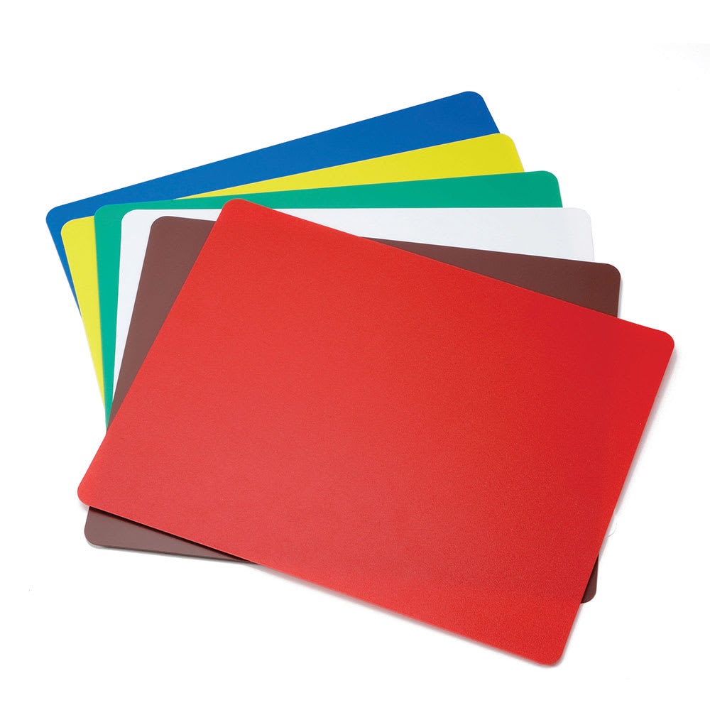 Tablecraft FCB1824A Polyethylene Flexible Cutting Mat, 18 x 24", Assorted Colors