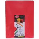 Tablecraft FCB1824A Polyethylene Flexible Cutting Mat, 18 x 24", Assorted Colors thumbnail 2