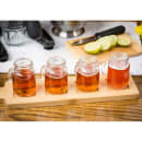 Tablecraft FLIGHT1 Wood Flight Paddle - 17" x 4" x 5/8", Holds (4) Glasses (Not Included), Reversible, Bamboo thumbnail 2