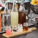 Tablecraft FLIGHT1 Wood Flight Paddle - 17" x 4" x 5/8", Holds (4) Glasses (Not Included), Reversible, Bamboo thumbnail 4