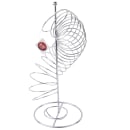 Tablecraft FSP1507 Vertical Spiral Fruit Basket - 3 5/8x19" Chrome thumbnail 5
