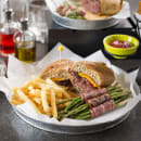 Tablecraft GP10 10 1/2 Round Dinner Platter, Galvanized Steel thumbnail 5