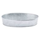 Tablecraft GP96 Oval Dinner Platter - 9 1/2x6" Galvanized Steel thumbnail 2