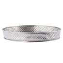 Tablecraft GPSS10 10 1/2" Round Brickhouse Collection Serving Platter, Stainless thumbnail 2