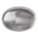 Tablecraft GPSS129 Oval Brickhouse Collection Serving Platter, 12" x 9", Stainless thumbnail 5