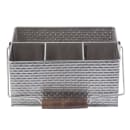 Tablecraft GPSSCADDY Rectangular Flatware Caddy w/ (4) Compartments, Stainless thumbnail 5