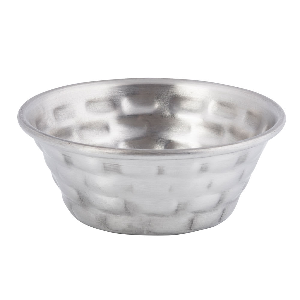 Tablecraft GRSS1 2 3/8" Round Brickhouse Collection Ramekin w/ 1 1/2 oz Capacity, Stainless