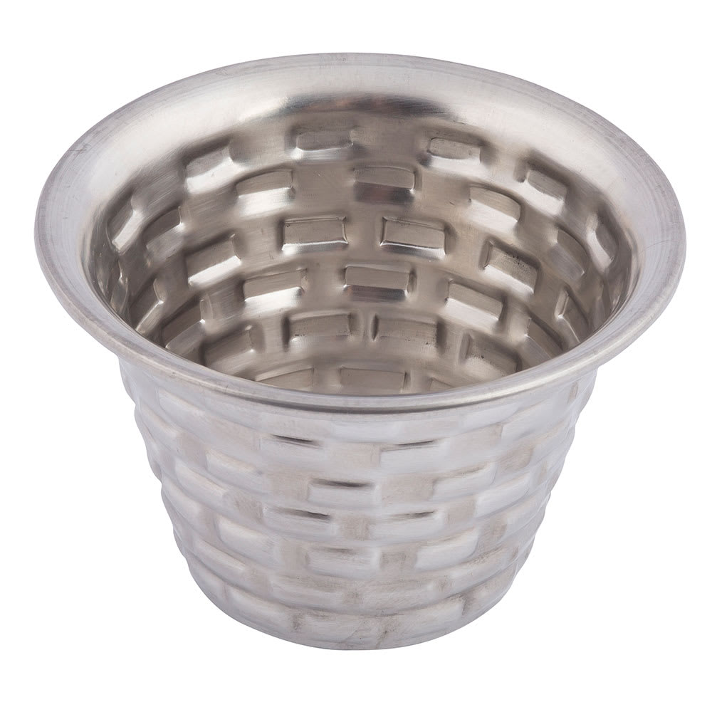 Tablecraft GRSS3 2 3/4" Round Brickhouse Collection Ramekin w/ 3 oz Capacity, Stainless
