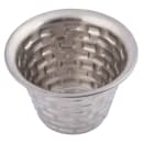 Tablecraft GRSS3 2 3/4" Round Brickhouse Collection Ramekin w/ 3 oz Capacity, Stainless thumbnail 4