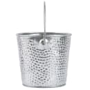 Tablecraft GT44 4" Round Collection Pail w/ Handle, Galvanized Steel thumbnail 2
