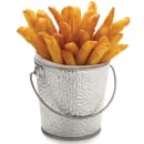 Tablecraft GT44 4" Round Collection Pail w/ Handle, Galvanized Steel thumbnail 4
