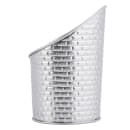 Tablecraft GTSS28 9 1/2 oz Round Brickhouse Collection Fry Cup - 3 3/8" x 4 5/8", Stainless thumbnail 4