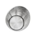 Tablecraft GTSS375 10 oz Round Brickhouse Collection Fry Cup - 3 3/4" x 4 7/8", Stainless thumbnail 4