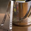 Tablecraft H1246 6 3/4"L Stainless Ice Tongs thumbnail 4