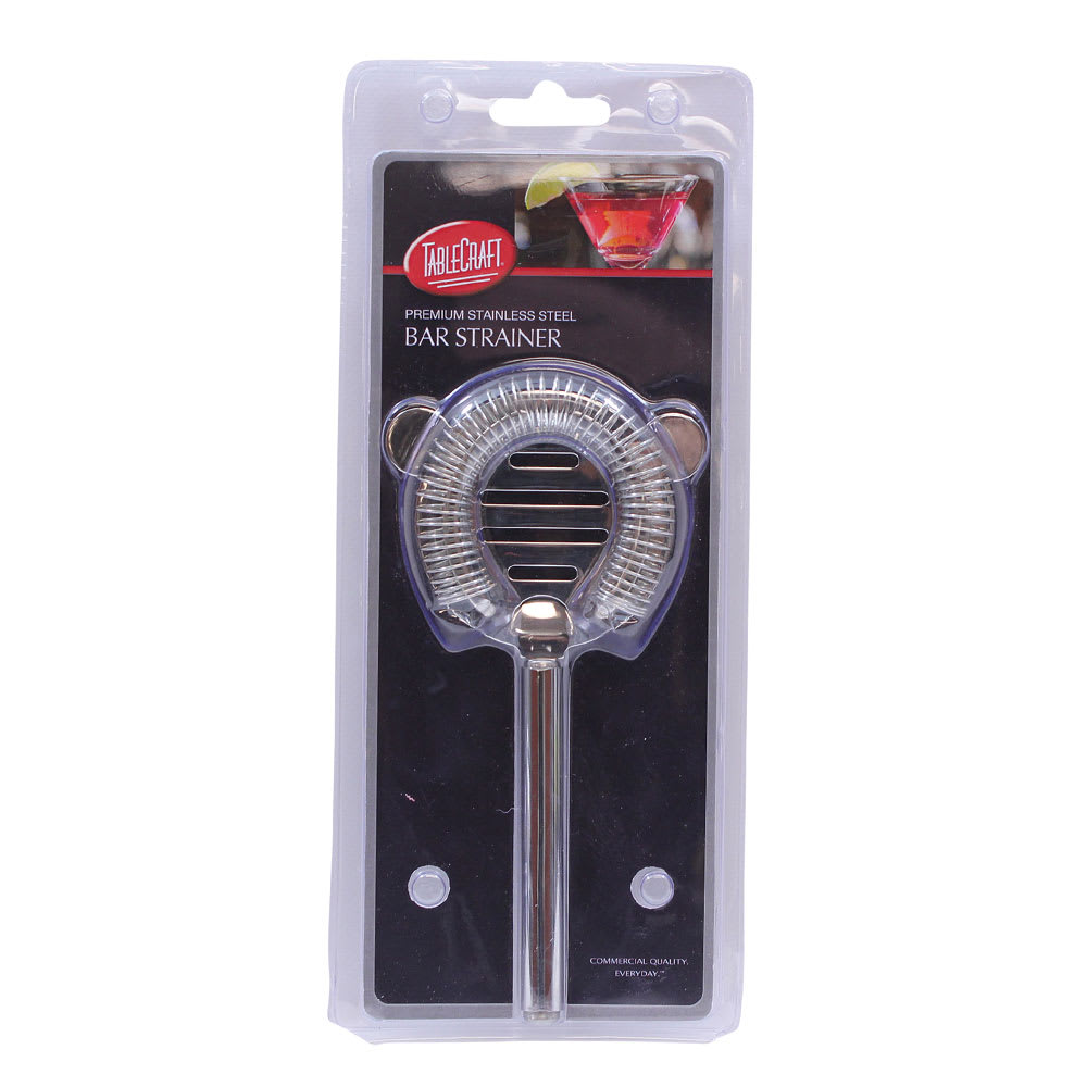 Tablecraft H211 2 Prong Bar Strainer, Stainless