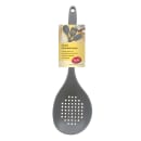 Tablecraft H3903GY 13 1/2" Perforated Serving Spoon - Silicone, Gray thumbnail 2