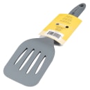 Tablecraft H3905GY 12" Slotted Turner - Silicone, Gray thumbnail 5