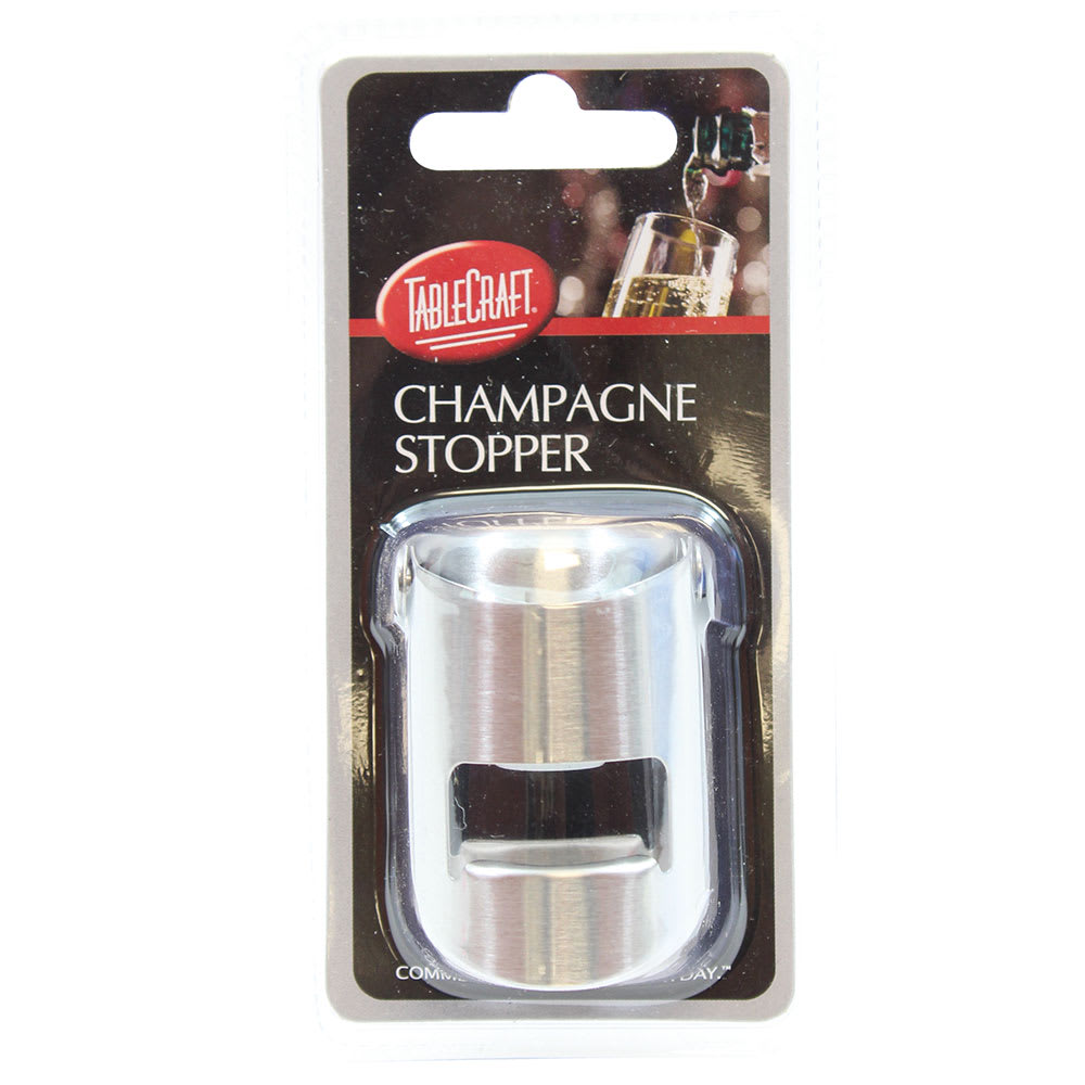 Tablecraft H398 Champagne Bottle Sealer - Stainless