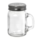 Tablecraft H475S&P 4 3/4 oz Salt/Pepper Shaker - Glass, 3 1/4"H thumbnail 2
