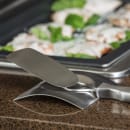 Tablecraft HB3 5" Square Spoon Rest - Brushed Stainless thumbnail 5