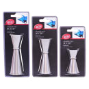 Tablecraft JJ1205 Double Japanese Style Jigger - 1 oz & 1 1/2 oz, Stainless Steel thumbnail 2