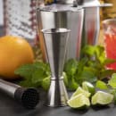 Tablecraft JJ1206 1 oz & 2 oz Japanese Jigger - Stainless Steel thumbnail 4