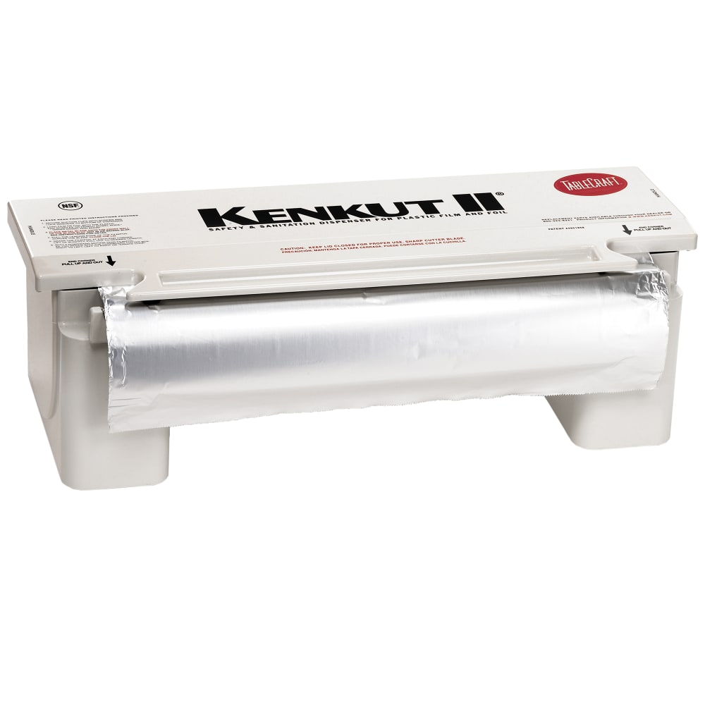 Tablecraft KK6 KenKut II Safety Dispenser, 24" for 3000 ft Roll, White
