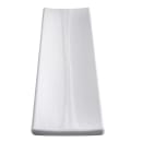 Tablecraft M165 15 3/4" x 5"  Rectangular Frostone Platter - Melamine, White thumbnail 2