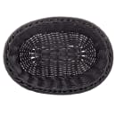 Tablecraft M2474 Oval Woven Bread Basket - 9 1/4" x 6 1/4", Poly Cord, Black thumbnail 5