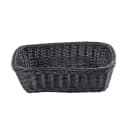Tablecraft M2485 Rectangular Basket, 11 1/2 x 8 1/2 x 3 1/2", Black Polypropylene Cord thumbnail 3