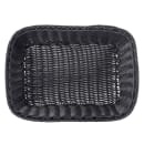 Tablecraft M2485 Rectangular Basket, 11 1/2 x 8 1/2 x 3 1/2", Black Polypropylene Cord thumbnail 5