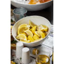 Tablecraft M4092WH 4 qt Round Melamine Sierra Collection, 12 1/2" Diameter, White thumbnail 2