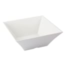Tablecraft MB125 6 4/5 qt Square Melamine Bowl, White thumbnail 2