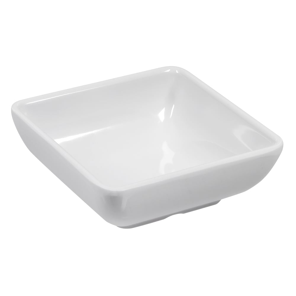Tablecraft MB21 2 oz Melamine Sauce Bowl, White