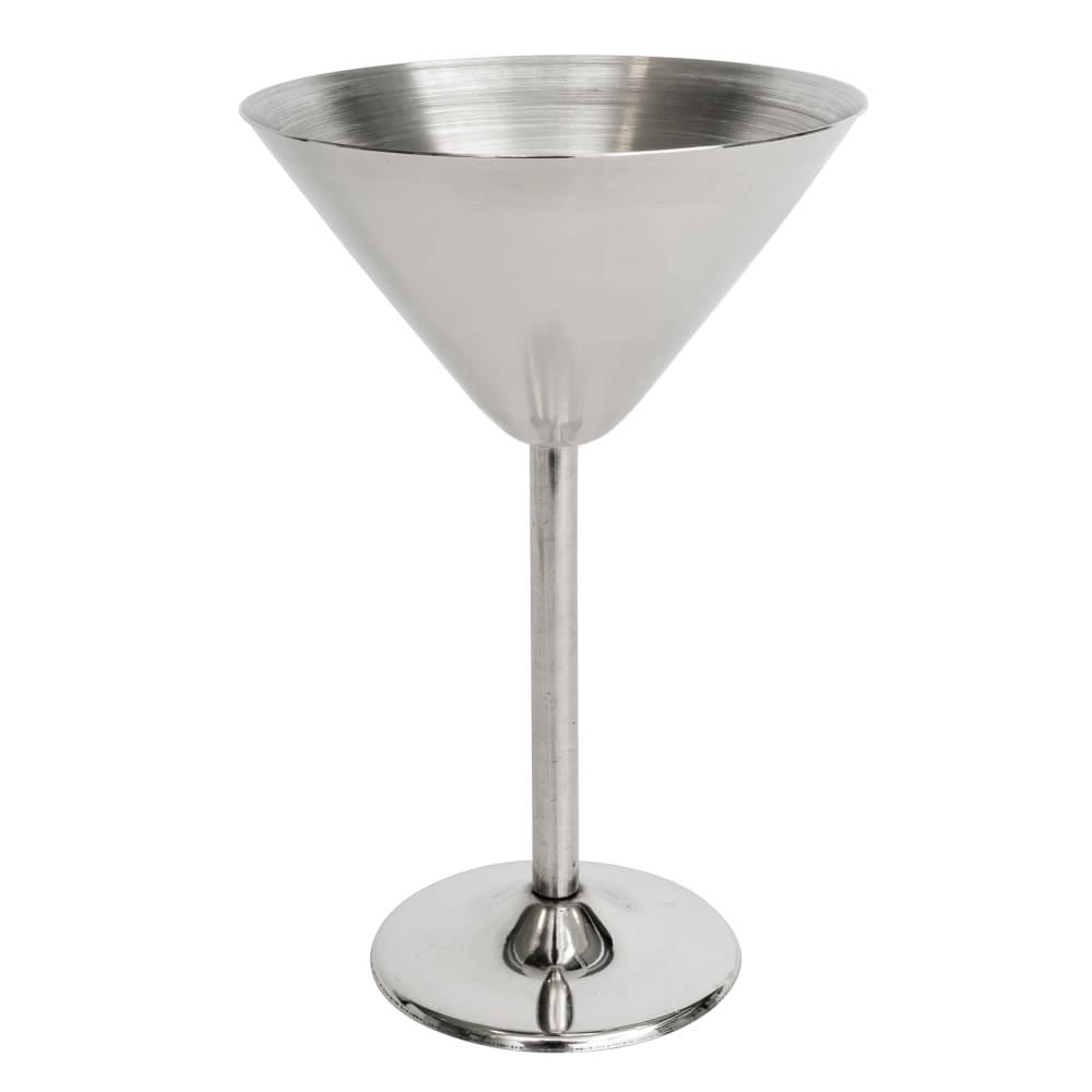 Tablecraft MCSS10 10 oz Stainless Steel Martini Cup