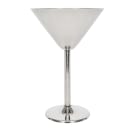 Tablecraft MCSS10 10 oz Stainless Steel Martini Cup thumbnail 2