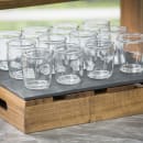 Tablecraft MG1 20 3/4" x 12 3/4" Rectangular Frostone Tray - Melamine, Black thumbnail 3