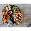 Tablecraft MG13 13" Round Tray - Melamine, Black thumbnail 2