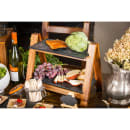 Tablecraft MG2 Frostone Display Tray, 12 3/4" x 10 3/8", Rectangular, Melamine, Black thumbnail 5