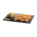 Tablecraft MG3 Frostone Display Tray, 12 3/4" x 6 7/8", Rectangular, Melamine, Black thumbnail 4