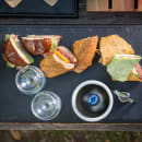 Tablecraft MGD2112 21" Square Display Tray, Melamine, Slate thumbnail 2