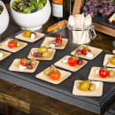 Tablecraft MGD2112 21" Square Display Tray, Melamine, Slate thumbnail 3